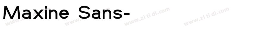 Maxine Sans字体转换